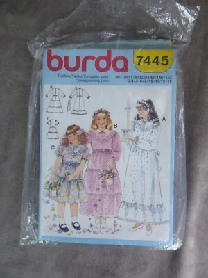 PATRON BURDA années 70: ROBES D'ENFANT. - Photo 1/3