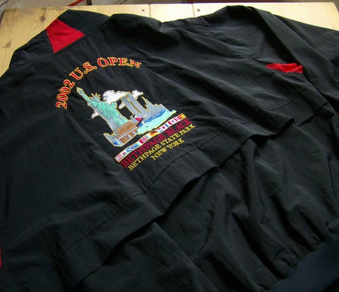Bethpage BLACK Jacket 02 US OPEN COLLECTORS PLAYERS "TWIN TOWERS" JACKET MENS 2X Cover
