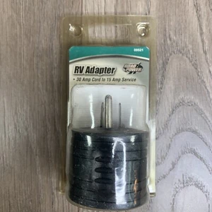 CCI Round Power Cord Adapter 15A Male x 30A Female - Imagen 1 de 6