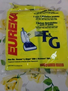 2 Eureka Vacuum Dust Bags Style F & G Sanitaire 600 & 800 series vacuum cleaners - Picture 1 of 5