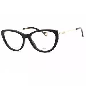 Carolina Herrera Women's Eyeglasses Black Plastic Cat Eye Frame CH 0021 0807 - Picture 1 of 2