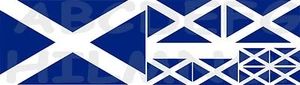 9 ADESIVI BANDIERA SCOZIA STICKERS FLAG SCOTLAND SCOTTISH VINILE AUTO MOTO CAR - Foto 1 di 1