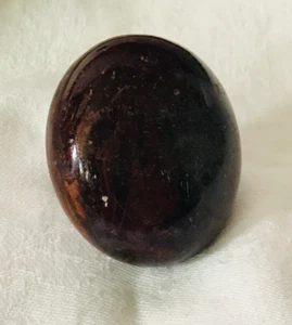 Antique Glass Marbled Brown Black and Tan Swirl Door Knob 2-1/8" diameter - Picture 1 of 7