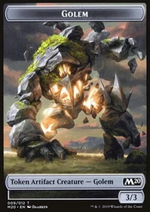 MTG Magic the Gathering Token - Golem (9/357) Core Set 2020 LP - Picture 1 of 1