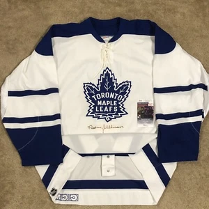 Signed CCM Authentic Norm Ullman Toronto Maple Leafs NHL Hockey Jersey White 54 - Picture 1 of 10