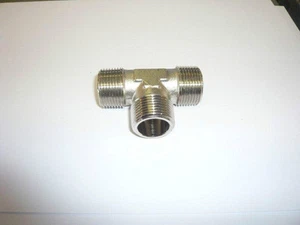 Guarniciones "T" Bsp Macho-Macho-Macho 1/8" cod.46401 Aire Pistolas- Tee Male - Imagen 1 de 1