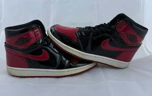 Men’s Air Jordan 1 Retro Og High Patent Day Sz 8 - Picture 1 of 15