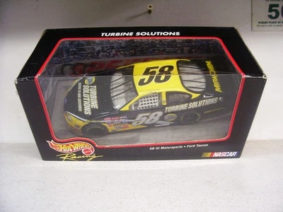 1999 1/24 #58 RICKY CRAVEN TURBINE SOLUTIONS FORD HOT WHEELS RACING MATTEL - Image 1 of 4