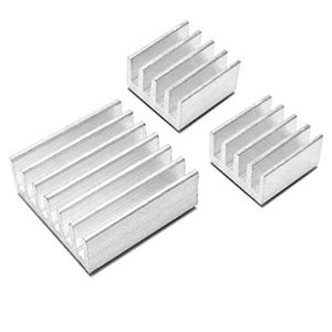3PCS One Set Aluminum Heatsink Cooler Adhesive Kit for Cooling Raspberry Pi - Picture 1 of 7