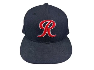 TACOMA RAINIERS New Era Blue/Red MiLB BASEBALL HAT Fitted Beer Fan Cap Sz 7 3/4 - Picture 1 of 8