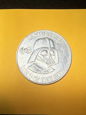 Moneda Darth Vader Lord of Sith 1984 Poder de la Fuerza Guerra de las Galaxias De Colección Original Foto 1 de 2
