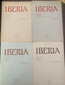 IBERIA ALBENIZ 4 Bücher Klavier Noten Buch sehr guter Zustand - Bild 1 von 1