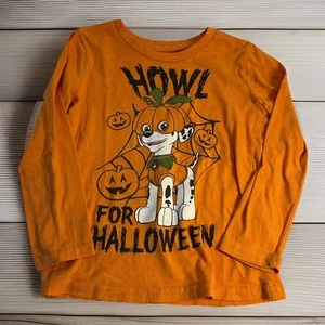 T-shirt manica lunga Paw Patrol Halloween HOWL FOR HALLOWEEN bambino TAGLIA 4 - Foto 1 di 8