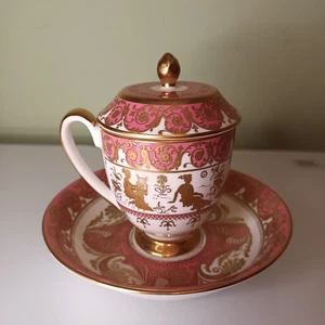 Limited Edition Royal Collection 2002 Golden Jubilee China Chocolate Cup Saucer - Picture 1 of 12