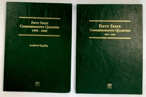Littleton Fifty State Commemorative Quarters 1999-2008 Coin Album lot of 2 - Picture 1 of 19