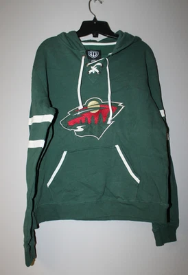 New NHL Minnesota Wild Old Time style mid weight cotton hoodie women S - Изображение 1 из 4