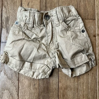 Pantalones Cortos De Colección The Children's Place Niñas 6-9 Mo Caqui Chino Cintura Elástica Ropa de Juego Foto 1 de 4