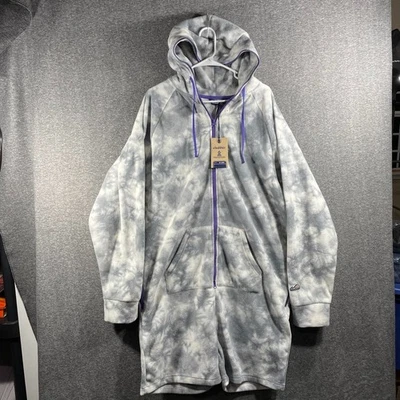 Мужской флисовый комбинезон Chubbies The Dazed And Amused XXL цвет Tie Dye Gray - Изображение 1 из 4