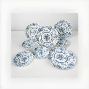 Arcopal Francia HONORINE Cupé Cuencos y Platos de Cena, 8 Piezas 7,25”, 11” de colección - Imagen 1 de 3