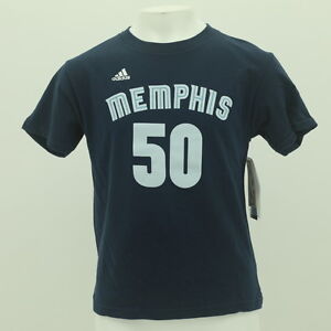 Memphis Grizzlies Youth Kids Size Zach Randolph Official NBA Adidas T-Shirt New