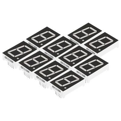 20x LED Anzeige Digitale Röhre 10 Pin 1 Bit 0.9"x1.3"x0.4" Common Anode 2.1V Rot - Bild 1 von 4