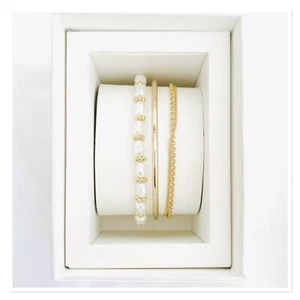 Juego de pulsera de latón tono dorado FOSSIL Core $135,00 - Imagen 1 de 11
