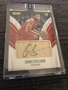 2018 PANINI INSTANT OMARI SPELLMAN RC AUTO AUF HARTHOLZ SSP 9/10 UMHÜLLTE FALKEN - Bild 1 von 2