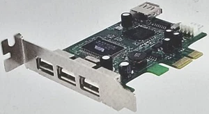 StarTech 4-Port Low-Profile PCI Express High-Speed USB 2.0 Card (PEXUSB4DP) - Picture 1 of 1
