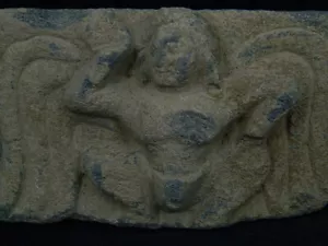 Antiguo Atlas alado de piedra Gandhara/Gandharan C. 100 dC #SG2177 - Imagen 1 de 7
