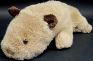 Vtg Gund Eager Beaver Hand Puppet Plush Toy Stuffed Animal Buck Teeth 1985 Rare