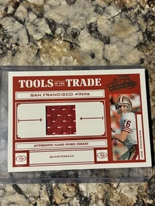 Playoff Absolute Mem Tools of the Trade 2004 Red Joe Montana Jsy (/100) - Imagen 1 de 8