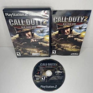 Call of Duty 2: Big Red One (Sony PlayStation 2 PS2) Complete CIB Tested Working - Picture 1 of 9