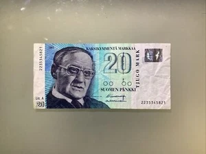 Finland 20 Markkaa 1993 Circulated - Picture 1 of 2