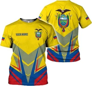 Personalized Ecuador Shirt Men Women, Ecuadorian Tshirt, Ecuadorian Clothing, Ca - Picture 1 of 4