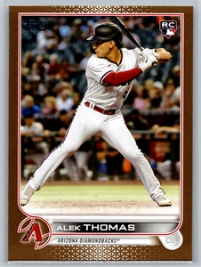Alek Thomas 2022 Topps Update Series Gold Rookie Card /2022 US212 Diamondbacks - Picture 1 of 2