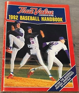 1992 True Value Baseball Handbook Magazine Stats, Stadiums, Lineups, Schedules - Picture 1 of 4