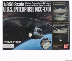 Box dirt Star Trek 1/850 U.S.S. ENTERPRISE NCC-1701 Plastic Model Kit BANDAI F/S