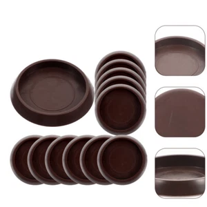12 Pcs Table Leg Pad Wheel Stoppers Wear-resistant Furniture Coasters - Picture 1 of 12
