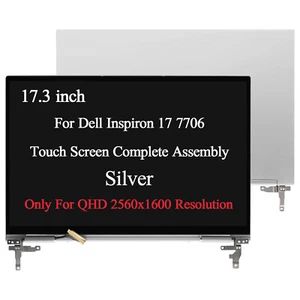 17.3" For Dell Inspiron 17 7706 2-in-1 P98F QHD LCD Touch Screen Full Assembly - Afbeelding 1 van 5