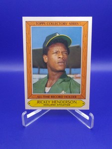1985 Topps Woolworth's All-Time Record Holders - #17 Rickey Henderson