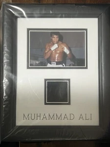2022 Super Break Supercharged Muhammad Ali Framed Match Used Robe Swatch JSA - Picture 1 of 5