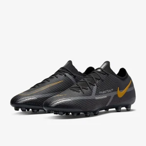 Nike Phantom GT2 Elite FG Black/Gold Soccer Football Boots Men Size US 8 NEW✅ - Picture 1 of 6