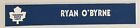 Casier Toronto Maple Leafs plaque signalétique d'occasion Ryan O'Byrne