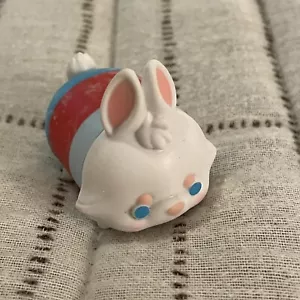 Disney Tsum Tsum Large Vinyl The White Rabbit Alice In Wonderland Plastic - Picture 1 of 4