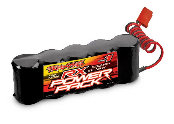 Traxxas 3036 1200mAh 6V NiMh Flat Battery Pack for Revo 2.5 3.3, Jato Slayer Pro - Image 1 of 1