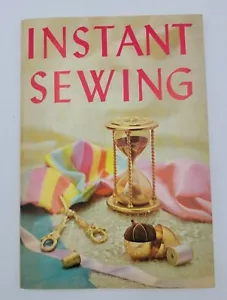 Instant Sewing- Vintage Sewing Home Fashion 1968 Book - Very Good - Imagen 1 de 5