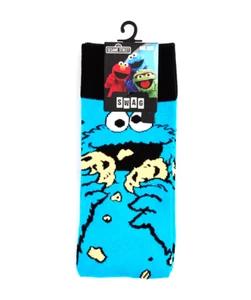 Calcetines Sesame Street Cookie Monster Crew de Swag - Nuevos - Imagen 1 de 3