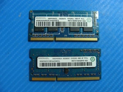 Lenovo G50-45 Ramaxel 6GB (2GB+4GB) PC3L Memory RAM SO-DIMM RMT3190ME76F8F-1600 - Image 1 of 2