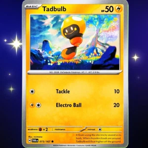 Tadbulb - Común - Juego de cartas coleccionables Pokémon Escarlata y Violeta Crepúsculo Mascarada #073/167 - Imagen 1 de 3