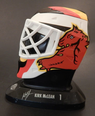 1996 KIRK McLEAN CANUCKS McDONALDS Official NHL HOCKEY Mini Goalie Mask Helmet Cover